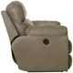 Catnapper® Costa Putty Lay Flat Leather Power Reclining Loveseat-3
