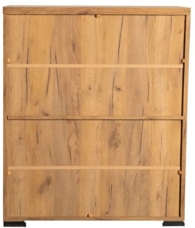 Coaster® Bristol Golden Oak Metal Mesh Door Accent Cabinet-3