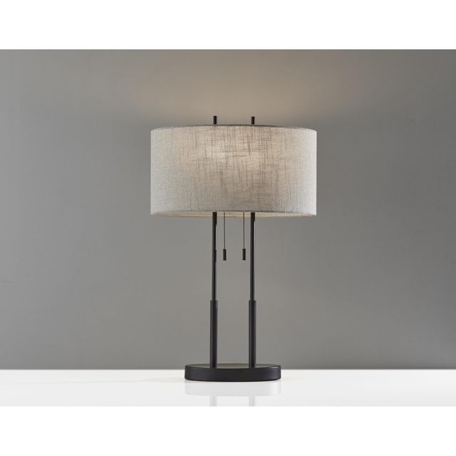 Adesso® Duet Taupe Table Lamp-1