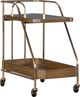 Hooker® Furniture Commerce and Market Light Caramel/Sunlit Bronze Wine and Bar Cart-0
