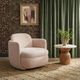 TOV Furniture Wolfie Pink Swivel Accent Chair-1