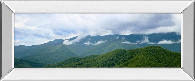 Classy Art Misty Mountains Il by Kames Mcloughlin Mirrored Frame Wall Art-0