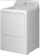 GE® 7.2 Cu. Ft. White with Silver Matte Backsplash Electric Dryer-4