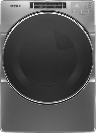 Whirlpool® 7.4 Cu. Ft. Chrome Shadow Front Load Gas Dryer