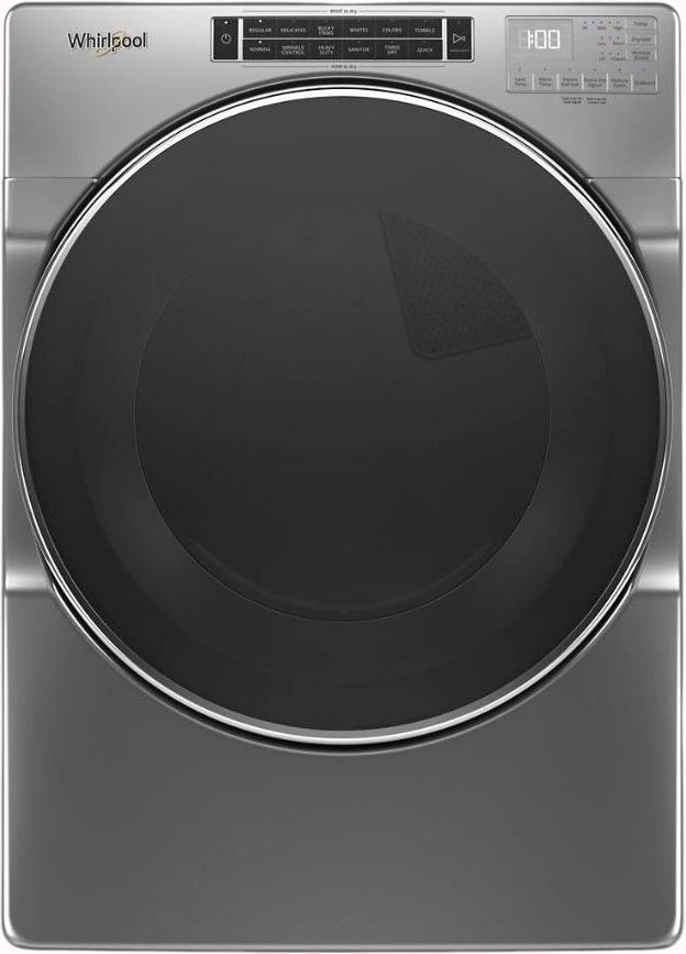 Whirlpool® 7.4 Cu. Ft. Chrome Shadow Front Load Gas Dryer-0