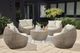 Signature Design by Ashley® Danson Beige Aluminum/Resin Wicker Outdoor Cocktail Table-3
