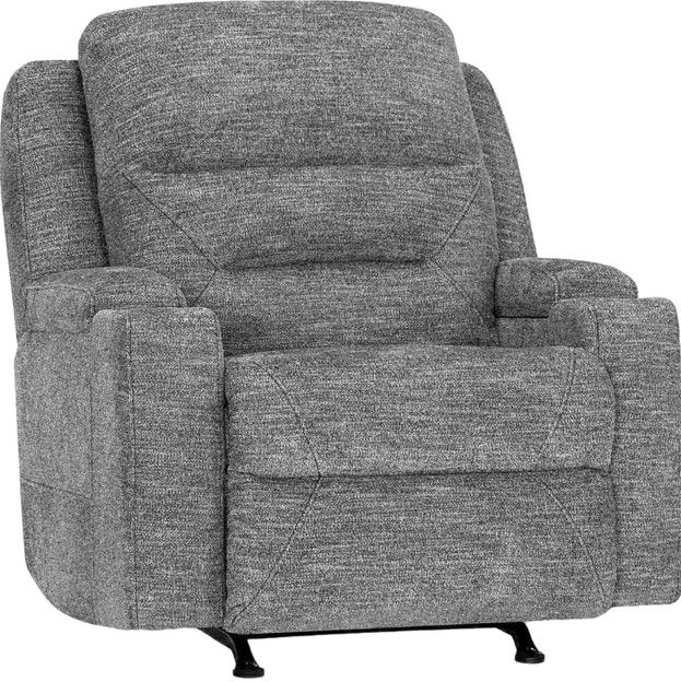 Franklin™ Beacon Handwoven Pewter Power Rocker Recliner
