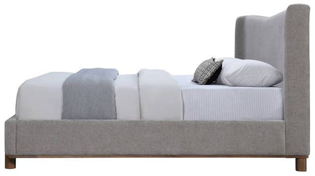 ACME Furniture Melbourne Gray Queen Upholstered Panel Bed-3