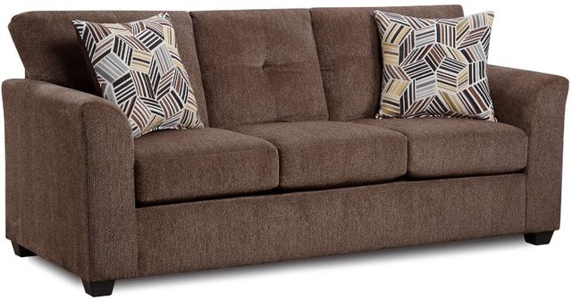 American Wholesale Furniture Kennedy Chocolate Sofa-0