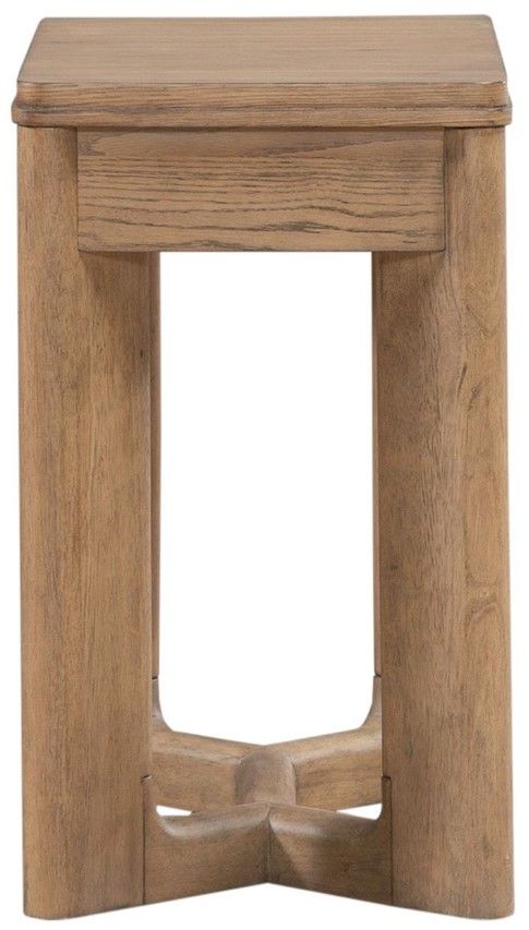 Liberty Furniture Ballentine Weathered Bronze Chairside Table-3