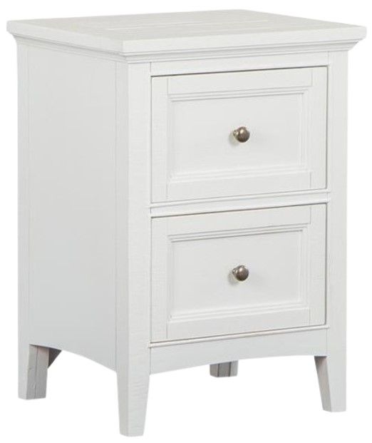 Magnussen Home® Heron Cove Chalk White Small Drawer Nightstand-0