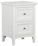 Magnussen Home® Heron Cove Chalk White Small Drawer Nightstand-0