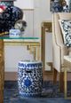 A & B Home Blue Garden Stool-4