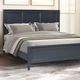 Furniture of America® Altamira 4-Piece Malta Blue Queen Bedroom Set-1