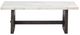 Signature Design by Ashley® Burkhaus White Cocktail Table with Dark Brown Base-1