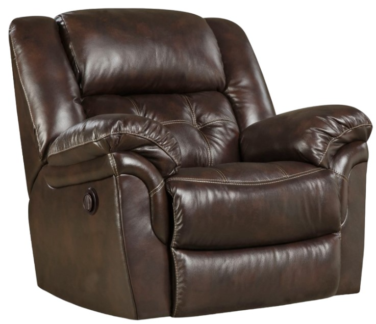 Dark brown recliner chair discount