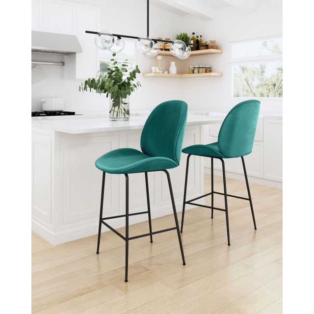 Zuo® Modern Miles Gray Counter Chair-2