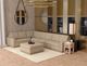 International Furniture Direct Georgia Brown Ottoman-1