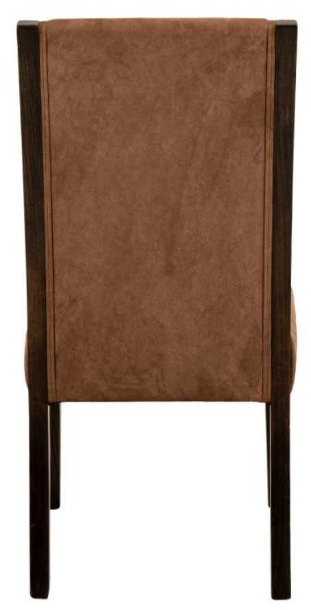 International Furniture Direct Raramuri Brown/Stained Dark Upholstered Dining Side Chair-2