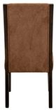 International Furniture Direct Raramuri Brown/Stained Dark Upholstered Dining Side Chair-2