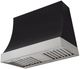 AGA Marquee 48" Matte Black Wall Mounted Range Hood  with Brushed Nickel Trim-0