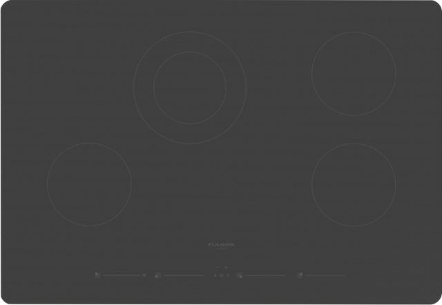 Fulgor Milano 700 Series 30" Glossy Black Electric Cooktop