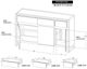International Furniture Direct Evoke Brown/Ivory Console-2