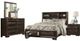 Mazin Furniture Chesky Warm Espresso Queen Bed-2