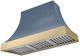 AGA Cascade 48" Stone Blue Wall Mounted Range Hood  with Brushed Brass Trim-0