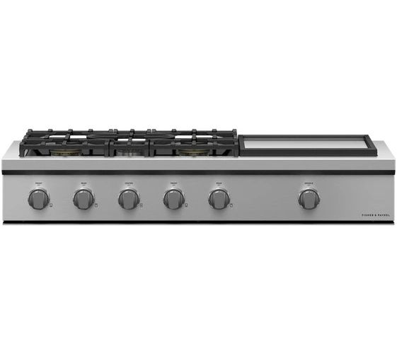 Fisher & Paykel Series 9 48" Stainless Steel Professional Natural Gas Rangetop-0