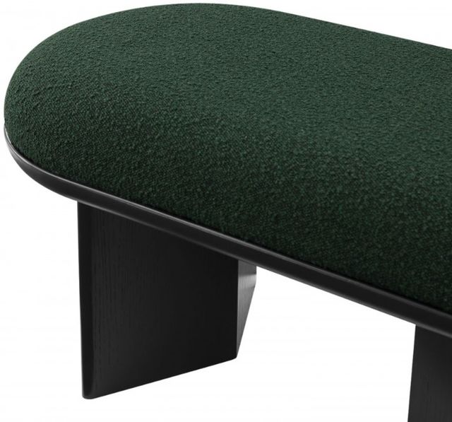 Meridian Furniture Wilshire Green/Black Upholstered Bench-3