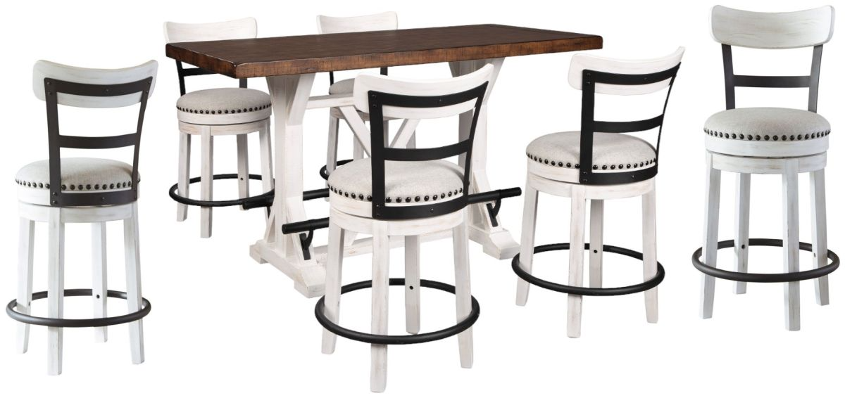 Dining Table Valebeck Counter Height Bar Stool White Ashley