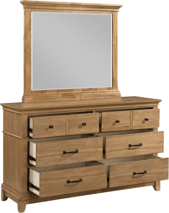 New Classic® Home Furnishings Sunstone Honey Dresser and Mirror-4