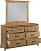 New Classic® Home Furnishings Sunstone Honey Dresser and Mirror-4