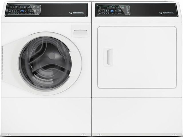 Speed Queen® White Front Load Laundry & Electric Dryer Laundry Pair-0
