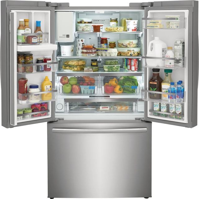 Frigidaire Gallery® 36 in. 22.6 Cu. Ft. Smudge-Proof® Stainless Steel Counter Depth French Door Refrigerator-3