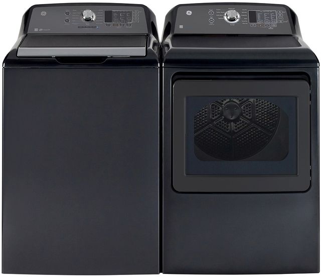 GE® 7.4 Cu. Ft. Diamond Gray Front Load Electric Dryer-2