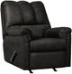 Signature Design by Ashley® Darcy Black Rocker Recliner-0