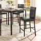 Mazin Furniture Daisy Espresso Counter Chair-1