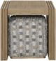Bernards Linné Wheat End Table with Stool-1