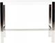Moe's Home Collection Riva White Counter Height Table with Stainless Steel Base -1