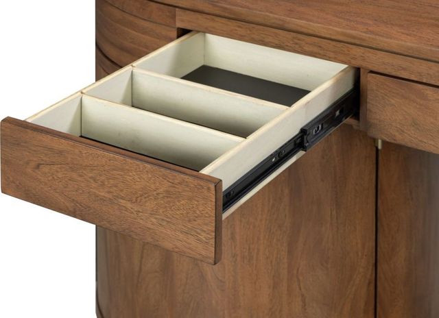 aspenhome® Caden Spiced Caramel 64'' Single Pedestal Desk-2