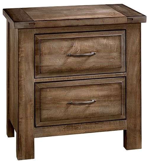 Artisan & Post by Vaughan-Bassett Maple Road Maple Syrup 2-Drawer Nightstand-0