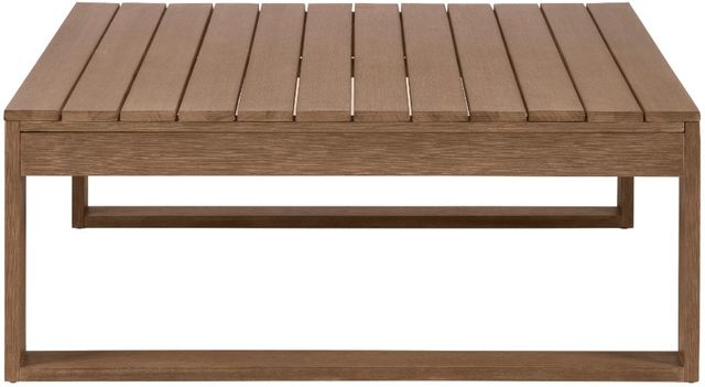 Linon Brinley Natural Brown Eucalyptus Outdoor Coffee Table-3