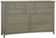 Whittier Wood® Furniture McKenzie Fieldstone Master Dresser-0