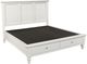 aspenhome® Cambridge White California King Panel Storage Bed-3