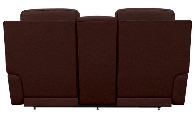 La-Z-Boy® Emmons Brick Power Reclining Loveseat with Console, Headrest, and Lumbar-3