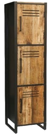 Jaipur Furniture Frais Range Black/Brown Accent Cabinet-0