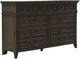 Liberty Furniture Paradise Valley 5-Piece Flax Tweed/Saddle Brown King Upholstered Panel Bedroom Set-5