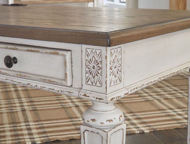 Signature Design by Ashley® Realyn Brown/White Office Desk-5